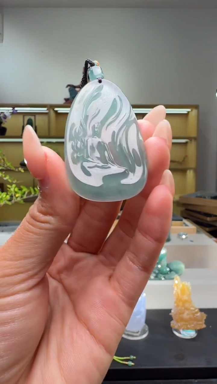 吊坠(不含链)未镶嵌翡翠悟道