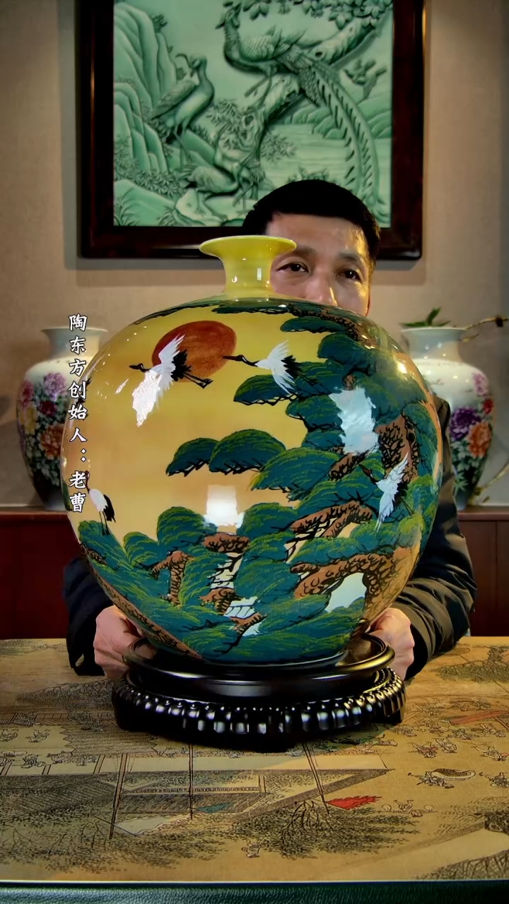 【闪购商品】其他景德镇陶东方陶瓷艺术作品花瓶瓷板画摆件
