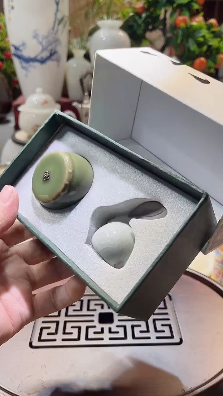 瓷片德艺茶器直播间@@盖置