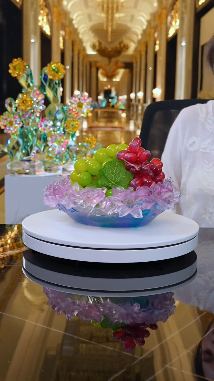 琉璃 YB00796琉璃艺术果碗