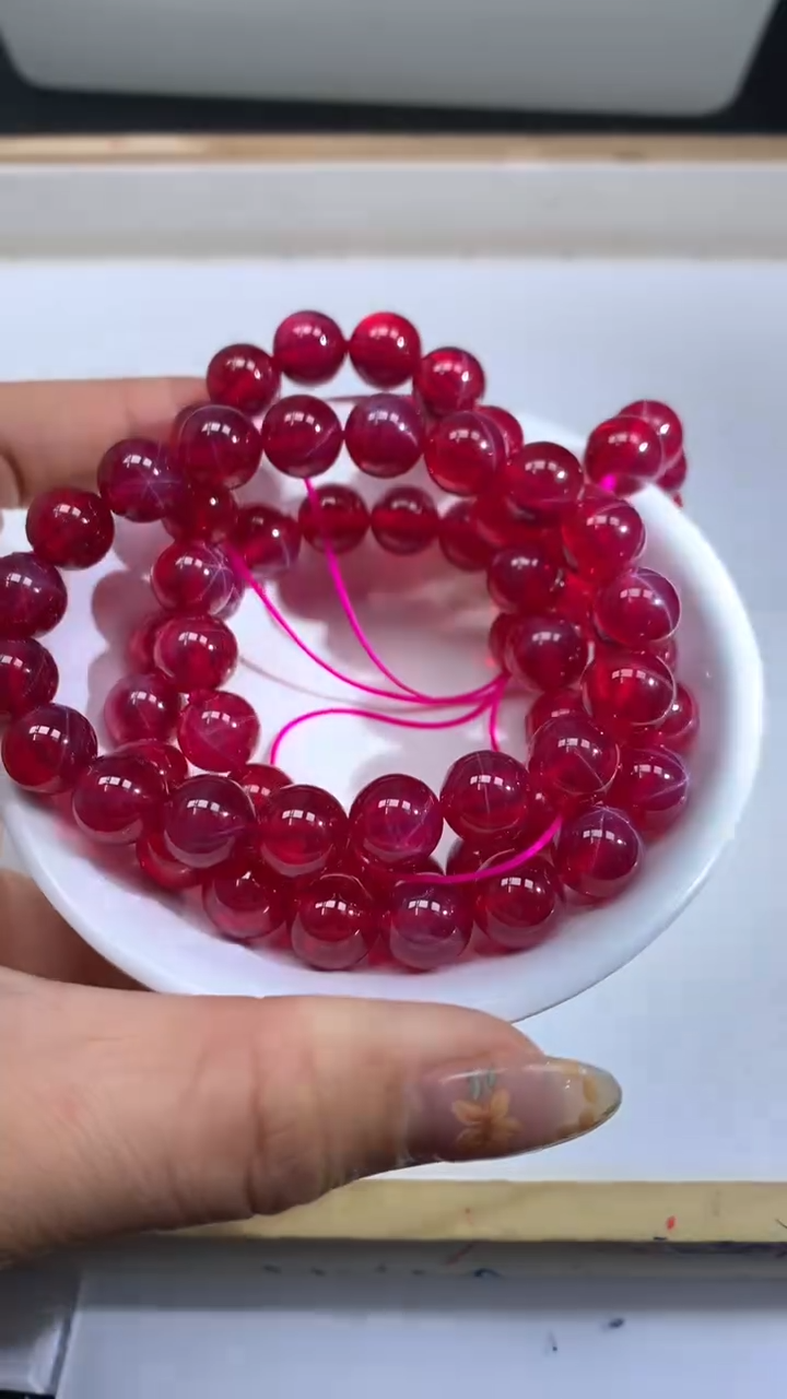 未镶嵌散珠红宝石B2149 红宝石10mm1个17.8元