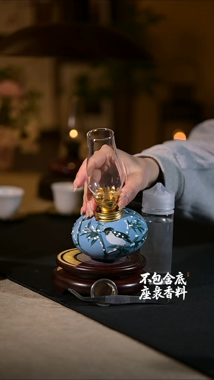 景德镇陶瓷香薰灯摆件