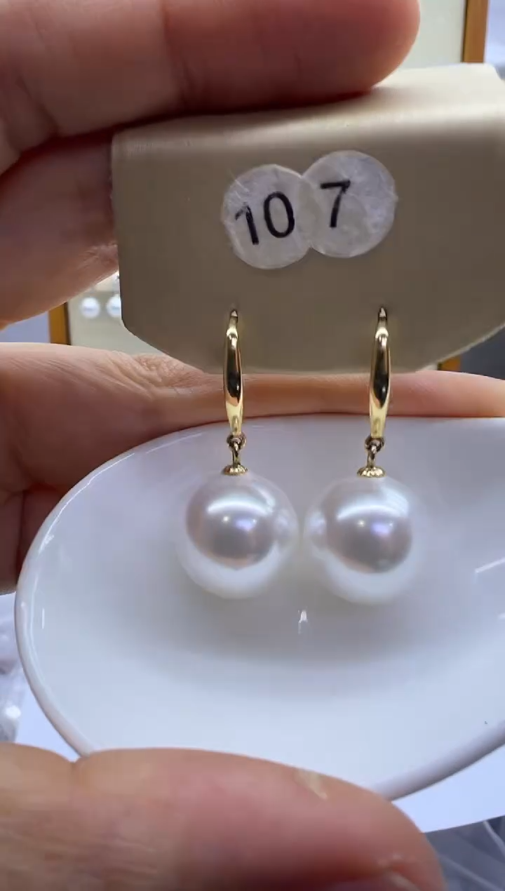 未镶嵌耳饰淡水珍珠107