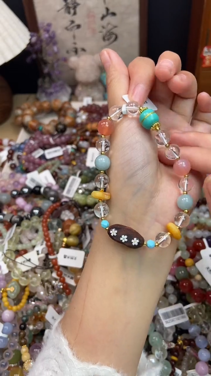 未镶嵌手链水晶330