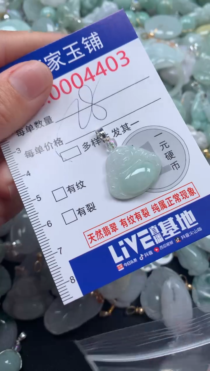 颈饰未镶嵌翡翠4403