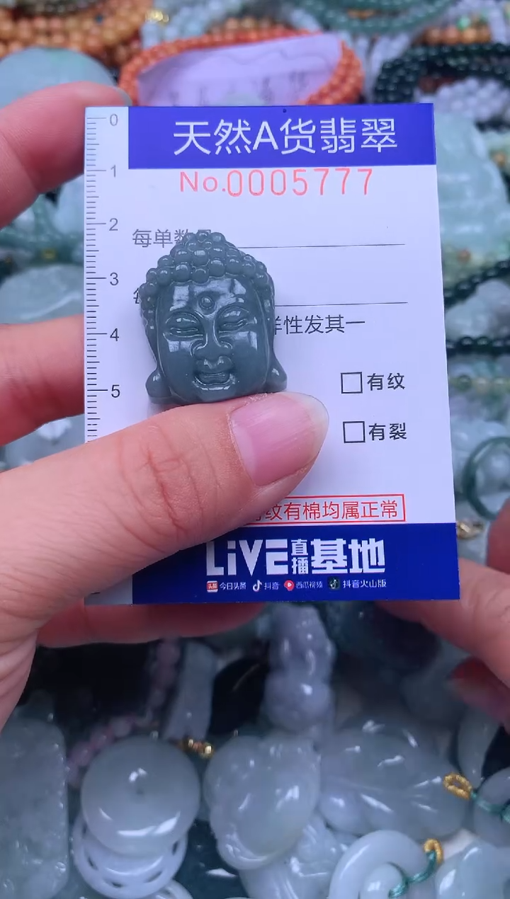 颈饰未镶嵌翡翠天然翡翠