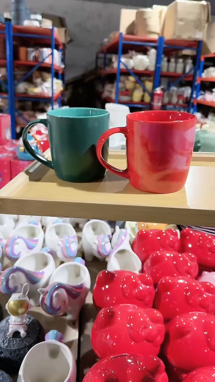 【闪购商品】瓷片2个星星杯子微瑕 凑满20元包邮