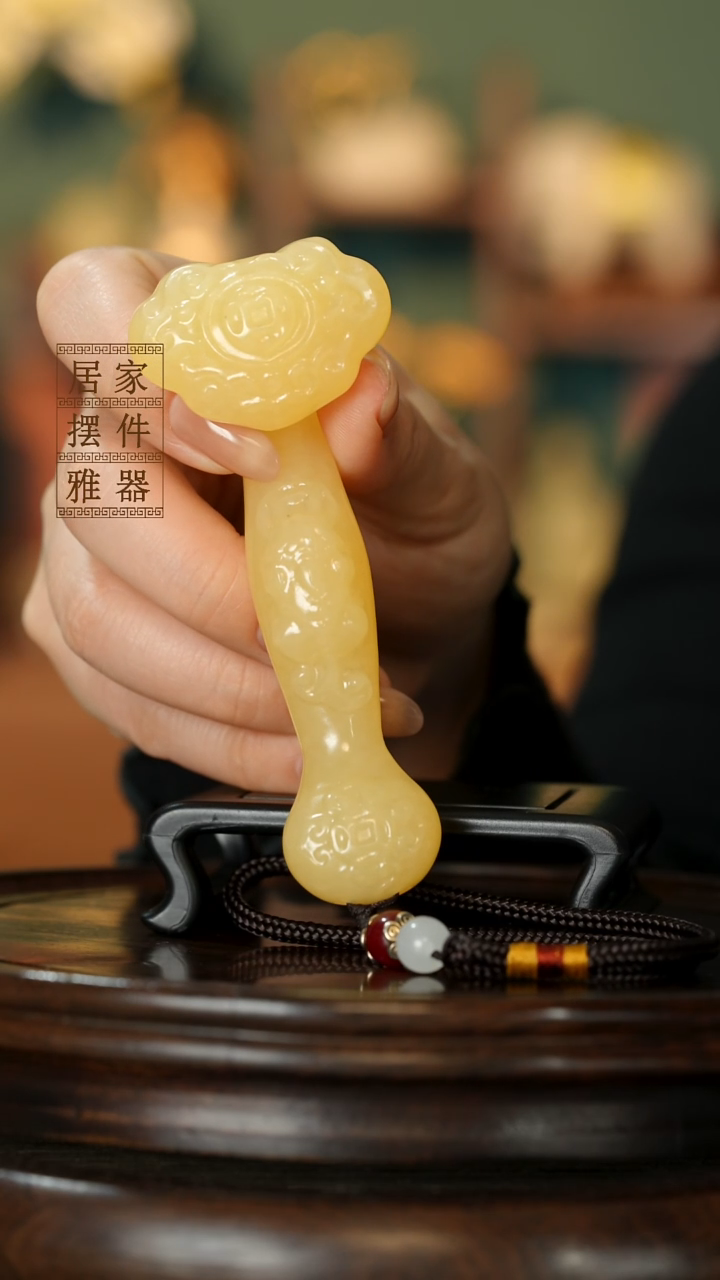 玉《富贵如意》摆件