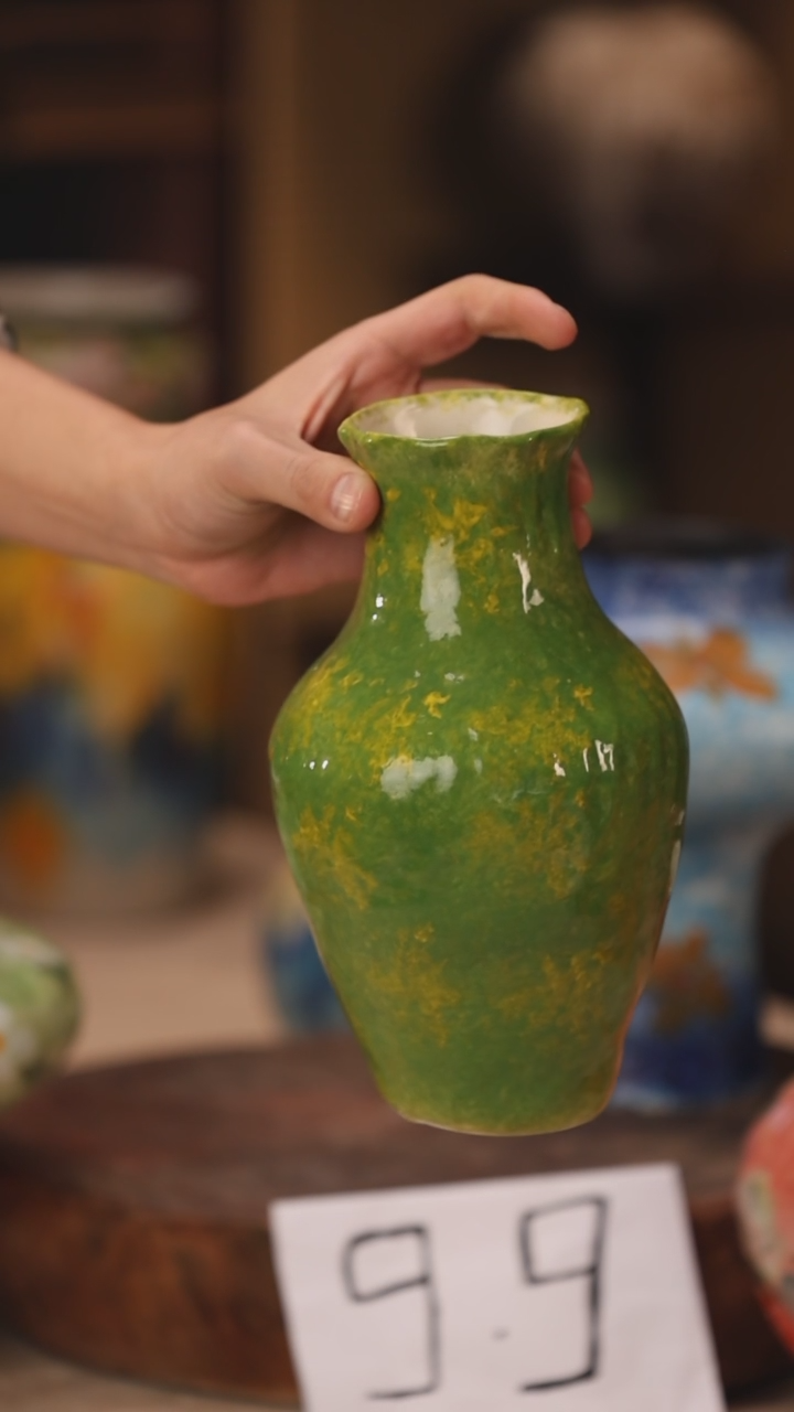 【闪购商品】陶瓷景德镇设计师手作花器摆件侘寂风