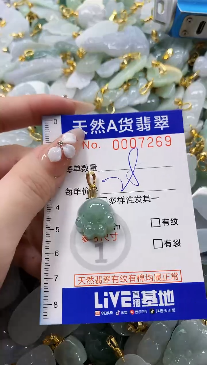 颈饰未镶嵌翡翠天然A货翡翠