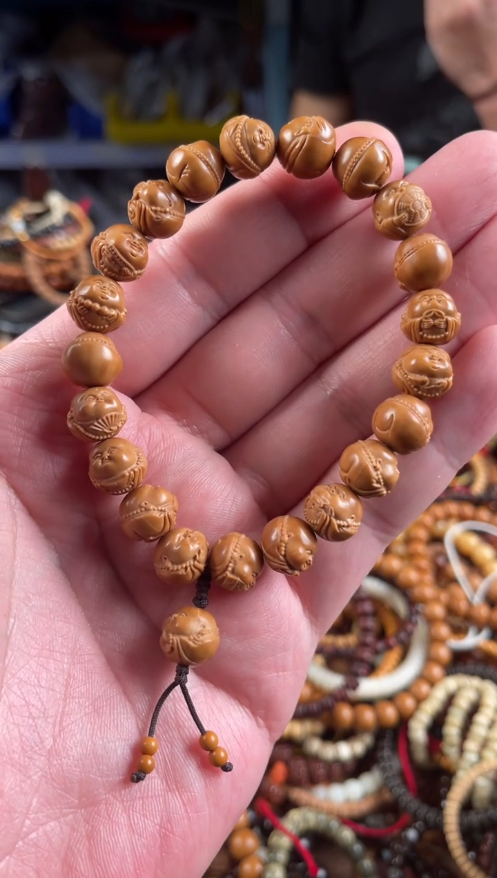 手串猴头核桃王胖子文玩工作室弥勒11+