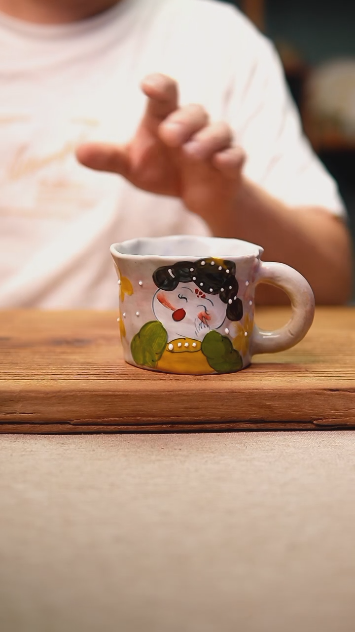 @@陶园瓷舍@@纯手工手绘@高温釉下彩