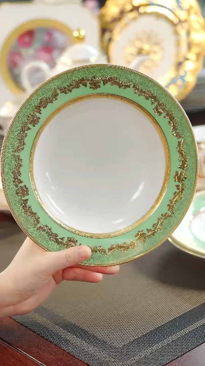 【闪购商品】瓷片8.5英寸草帽盘  福利价