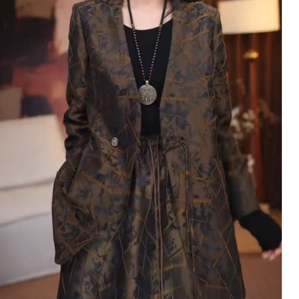 B【珀琮】新中式打底百搭复古显瘦秋冬时尚百搭上衣