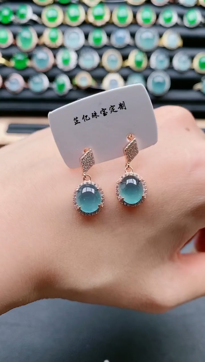 【闪购商品】翡翠戒指银S925镶嵌11111