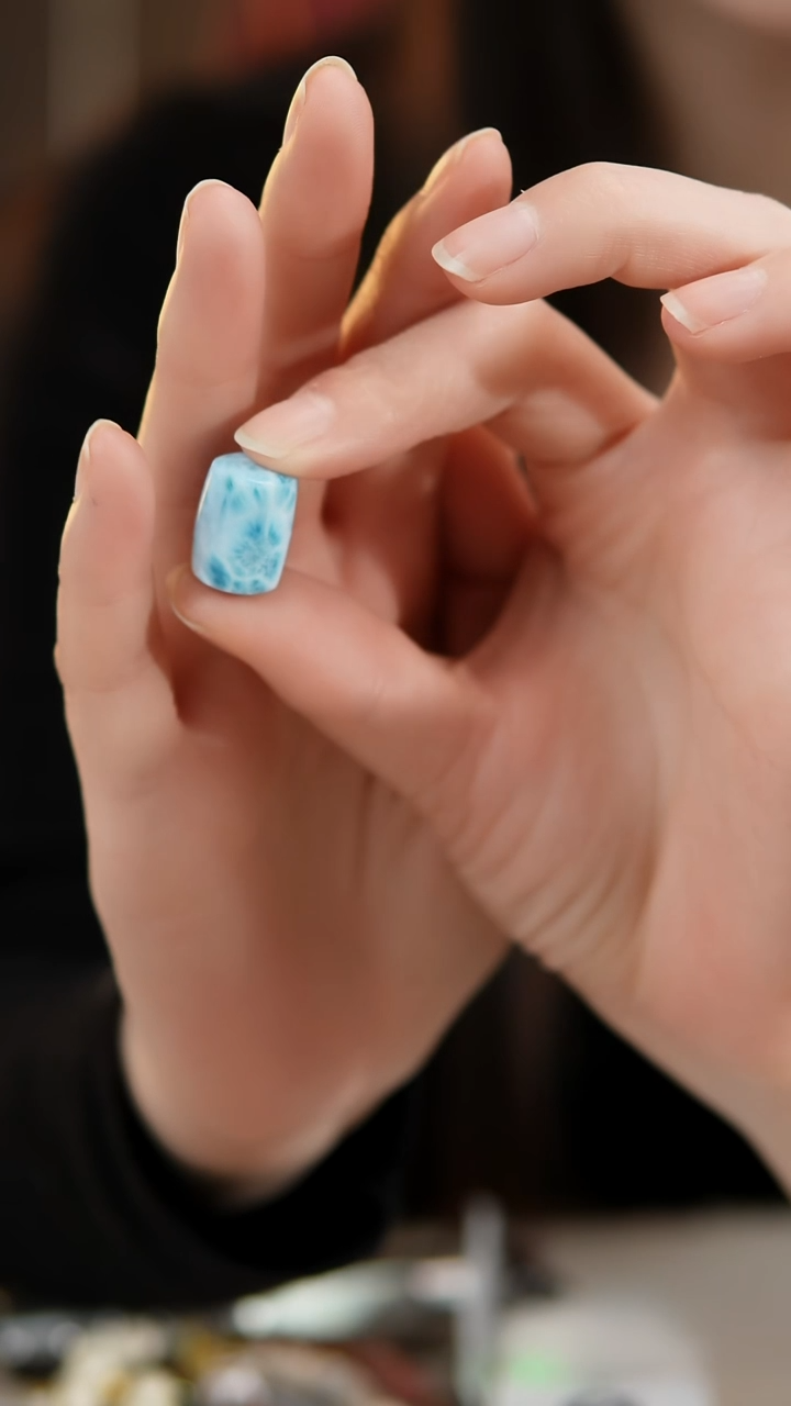 未镶嵌针钠钙石（海纹石）吊坠(不含链)海纹石吊坠