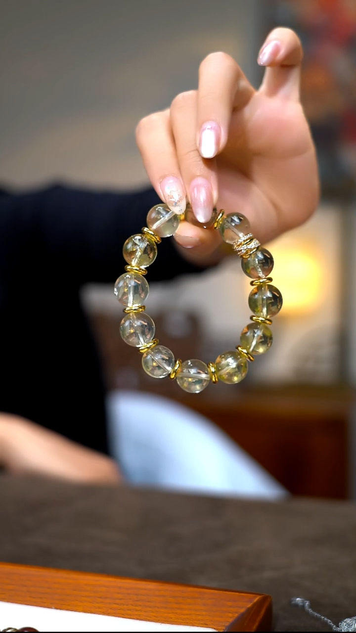 未镶嵌手链水晶黄水晶