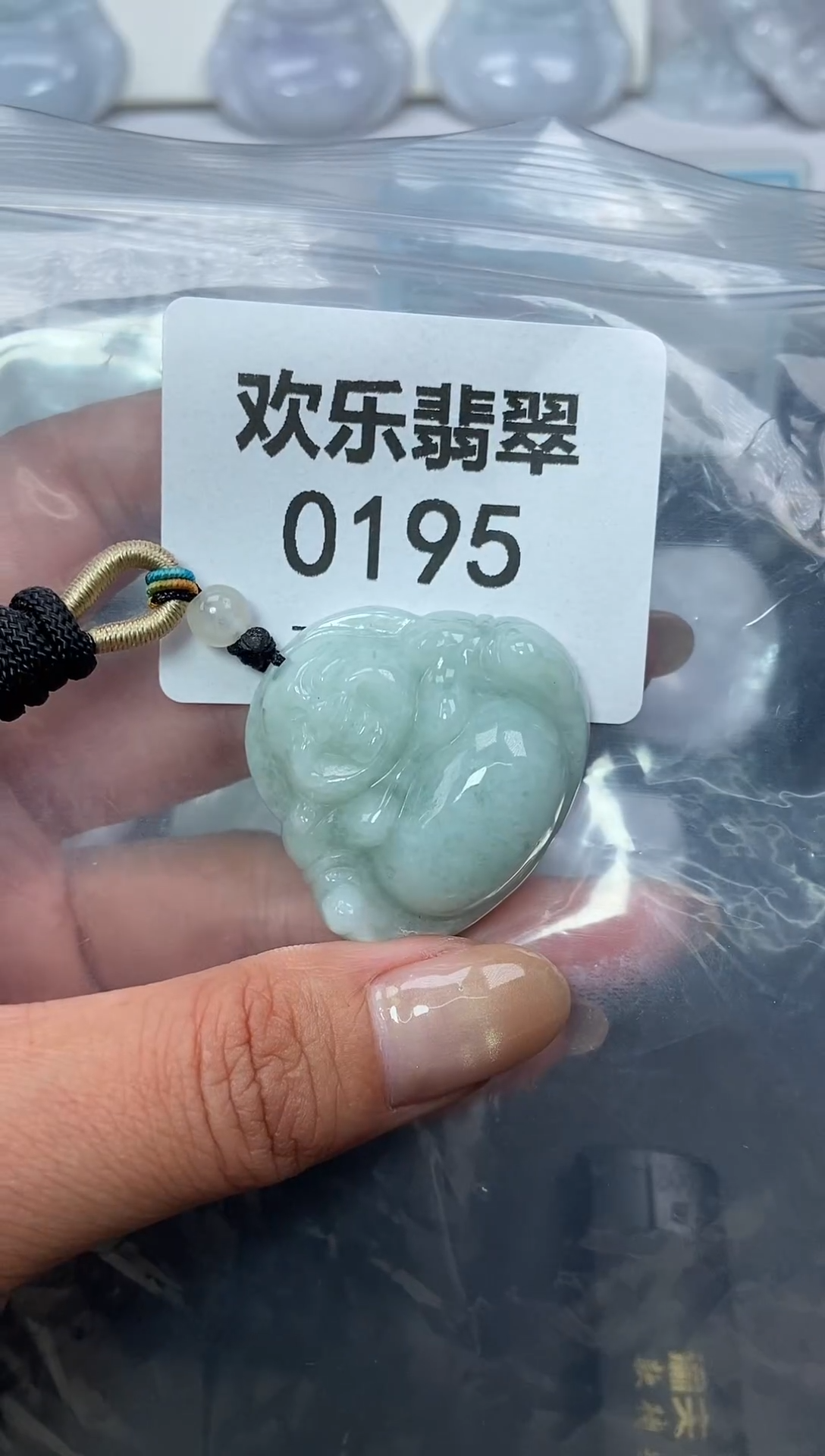 颈饰未镶嵌翡翠缅甸天然翡翠0195