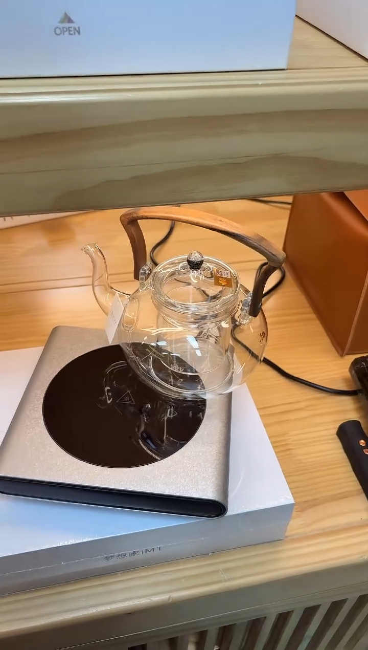 茗凤祥m1冰花+禾器禾钺壶透明