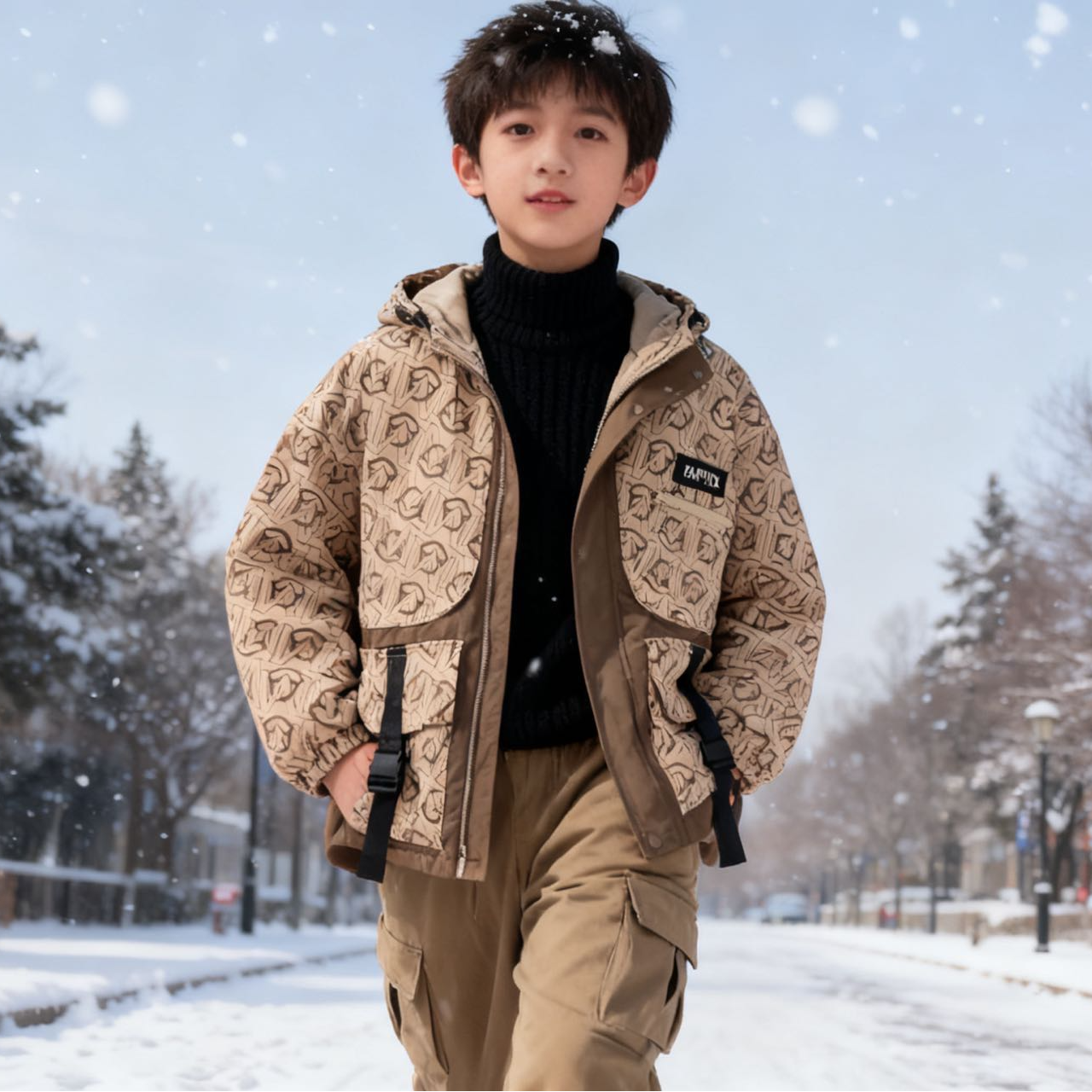 9597259高端专享老林家天花板冬款夹棉外套卡其（靠谱）