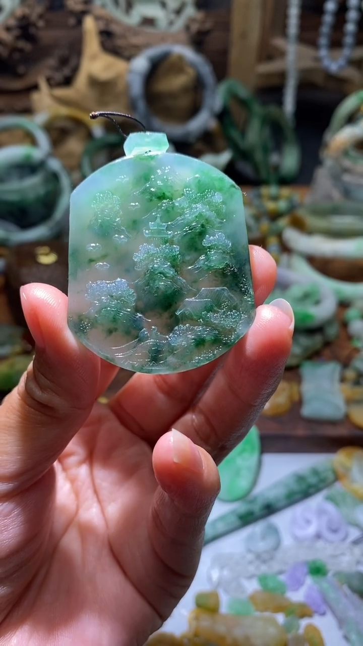 未镶嵌定制翡翠m**y毛货