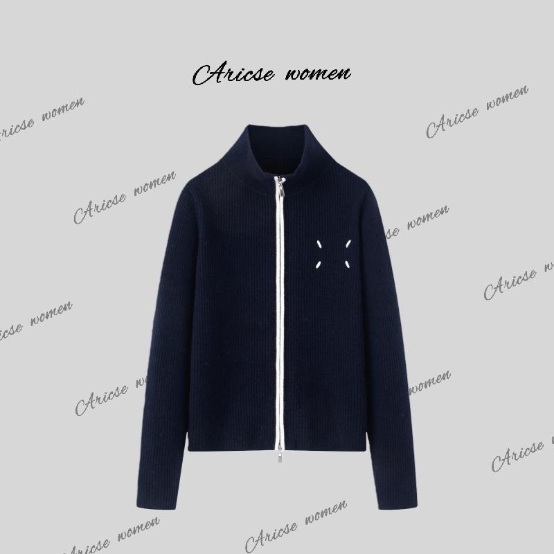 【迪家商场】女装2025冬季新款时尚休闲拉链毛针织衫7123