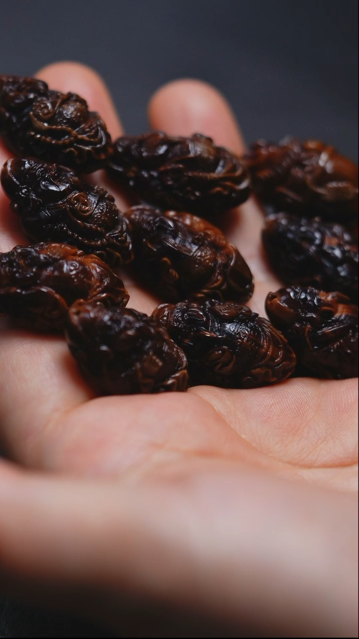 【闪购商品】橄榄核手串/手链小籽财神【紫核】