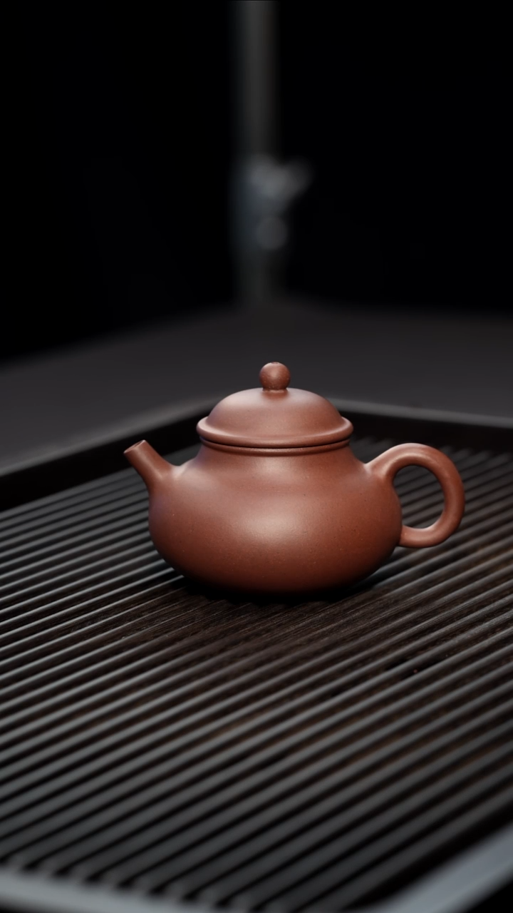 茶壶紫砂半手工紫泥容天180cc