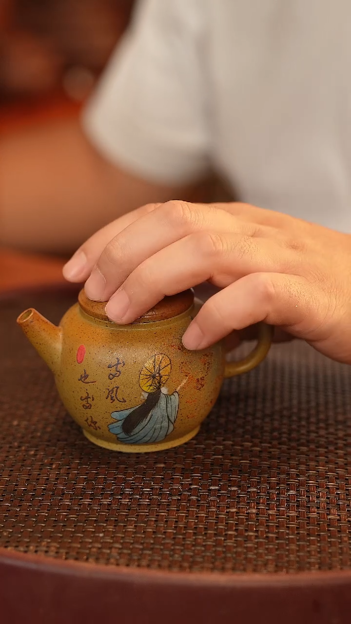 茶壶紫砂柴烧         170cc