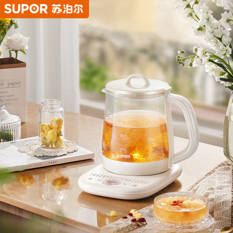 SUPOR/苏泊尔【李享专属】养生壶家用多功能大容量玻璃烧水泡茶