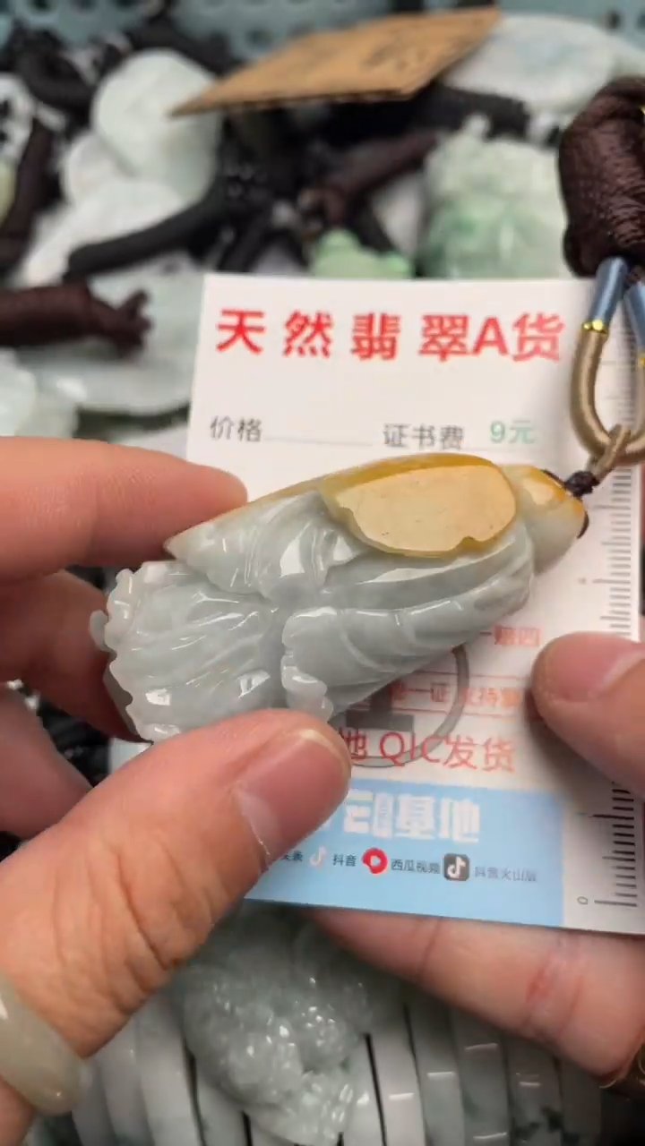 翡翠未镶嵌吊坠(不含链)1