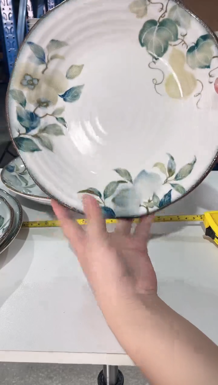 陶瓷【1支】福三果9.3英寸深盘