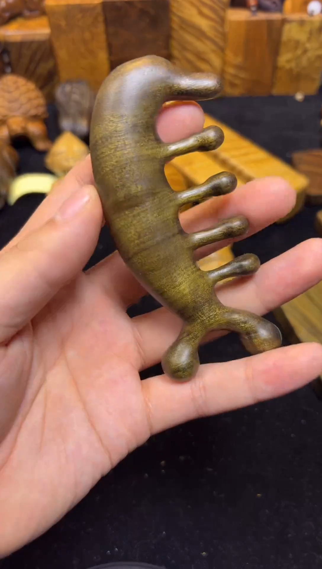 【闪购商品】楠木（金丝楠）手串/手链按摩梳120