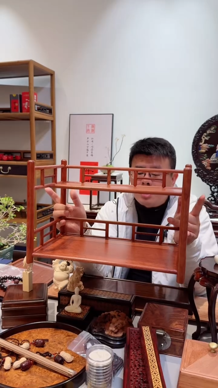 【闪购商品】木小巴花 两层架 单件
