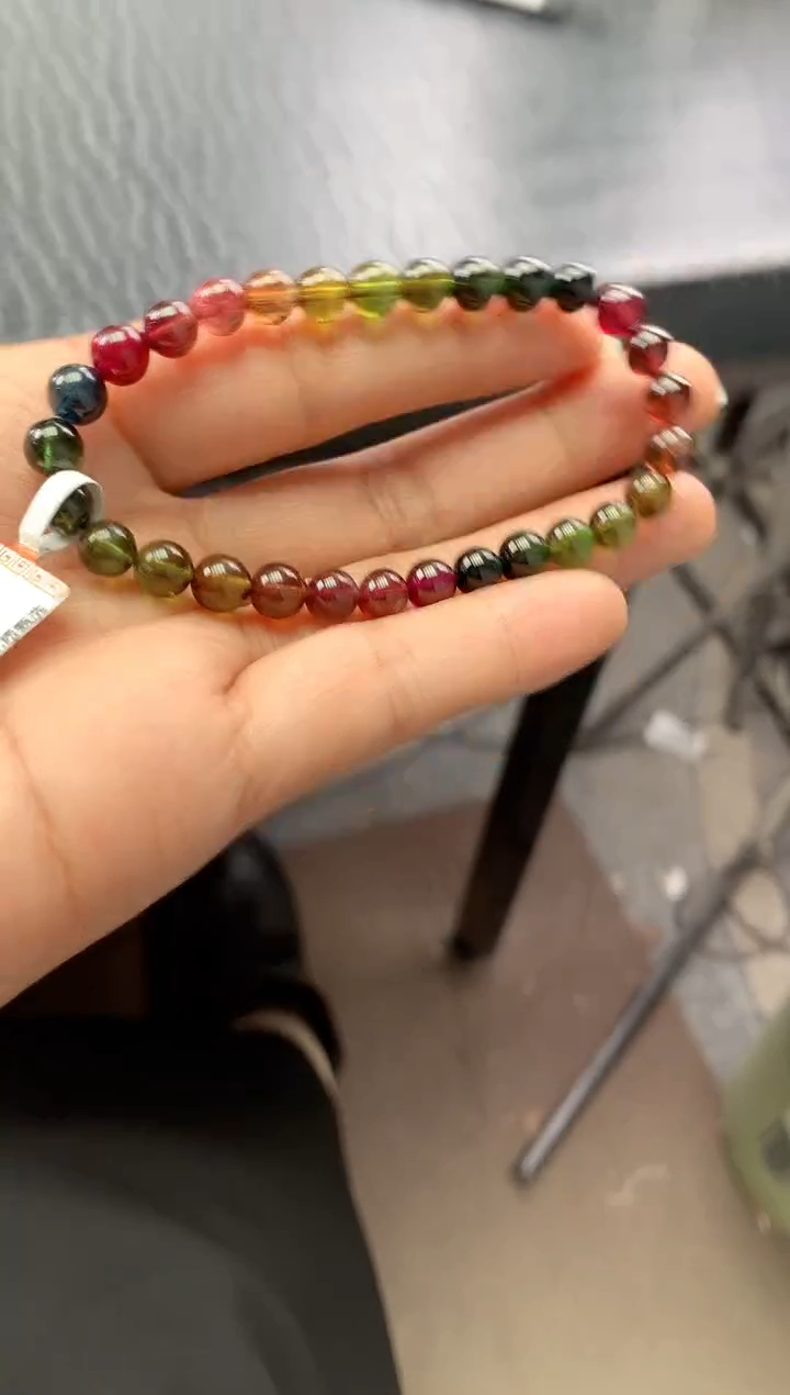 未镶嵌手串碧玺多样性发一条