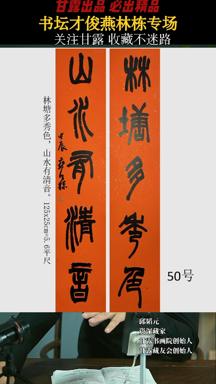 【闪购商品】书法燕林栋50号1535甘露美术馆