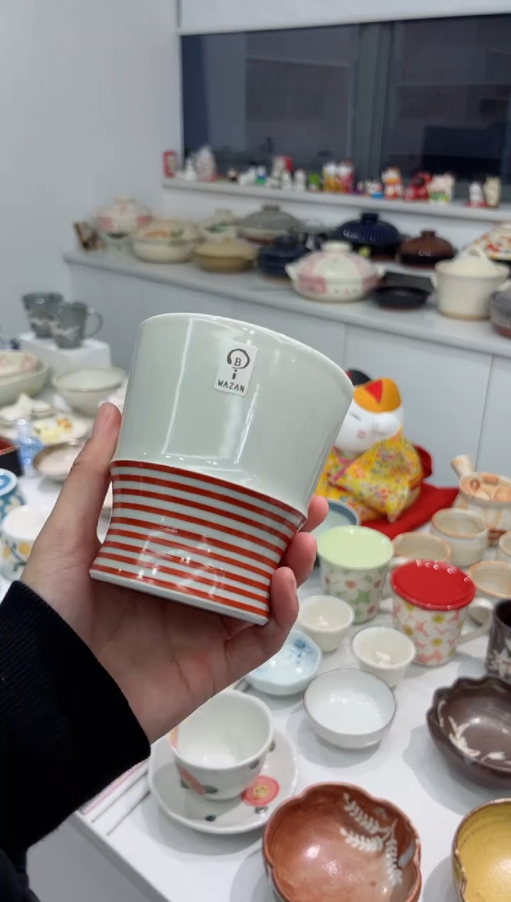 【闪购商品】瓷片朱驹手握杯（竹节）
