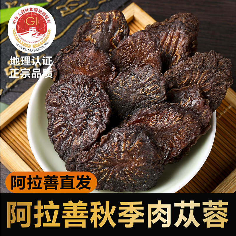 正宗阿拉善肉苁蓉内蒙古特产沙漠人参大漠双雄配山茱萸软大芸