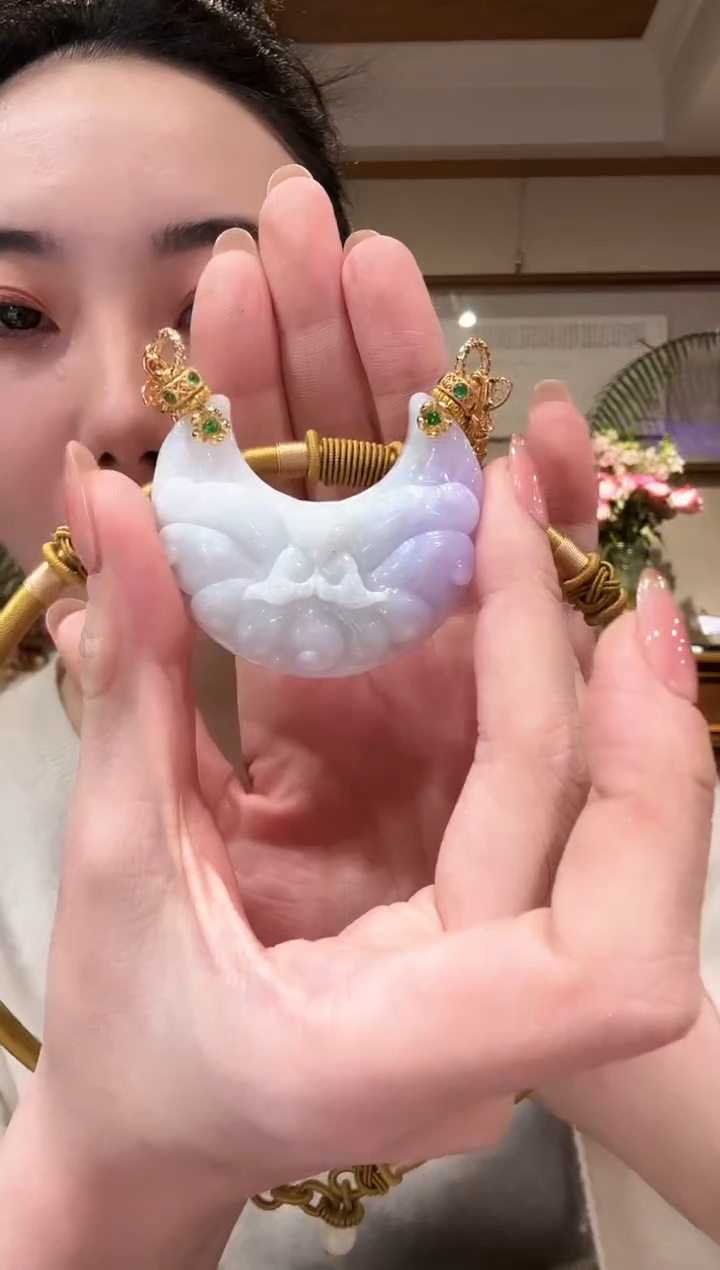 【闪购商品】翡翠颈饰未镶嵌国风