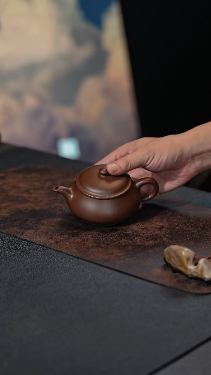 【闪购商品】紫泥茶壶明炉全手制作