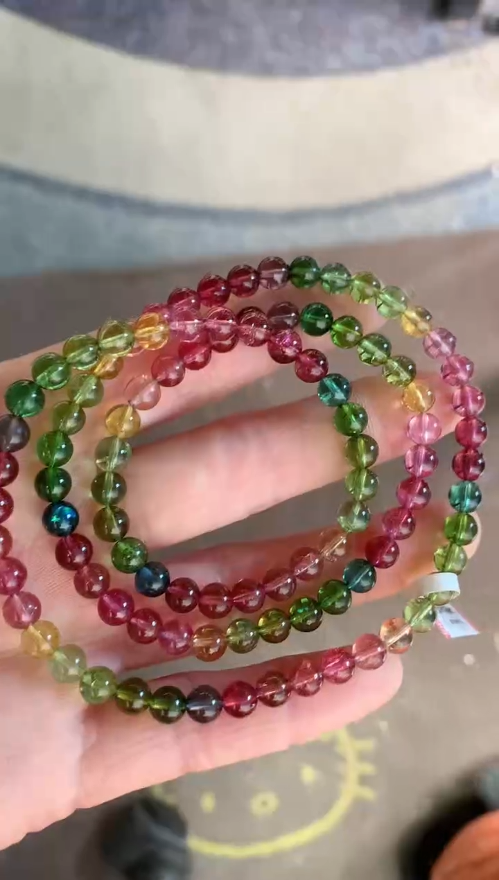 【闪购商品】碧玺手串未镶嵌多样性发一条