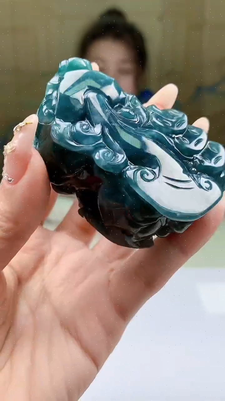 【闪购商品】定制翡翠未镶嵌4902ty-毛货挂件128