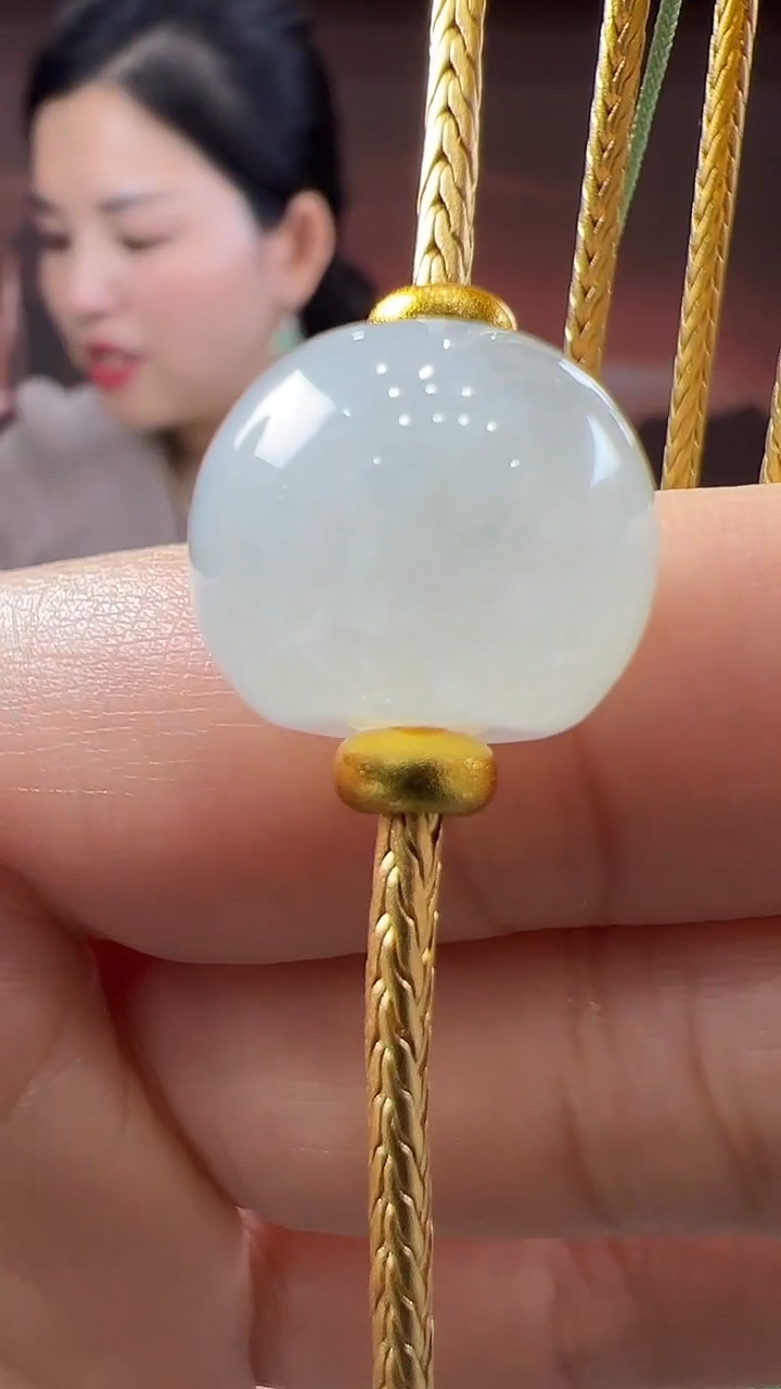 未镶嵌挂件翡翠路路通手链