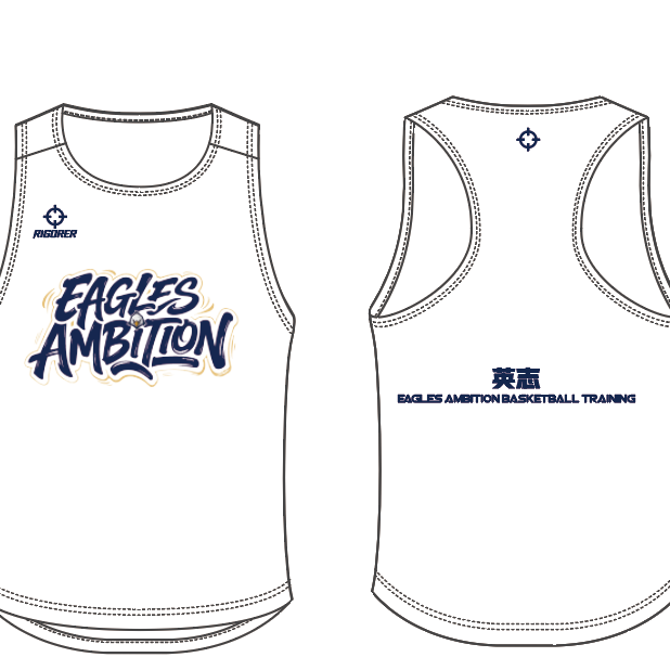 英志训练背心儿童码（蓝色/白色）