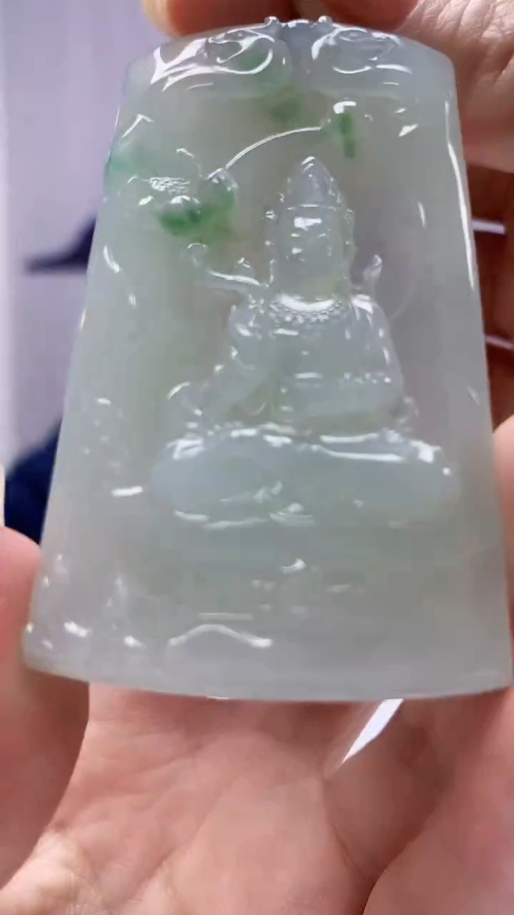 【闪购商品】定制翡翠未镶嵌0405DD-毛货挂件30