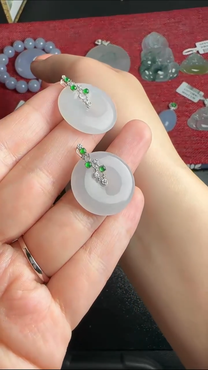 【闪购商品】翡翠颈饰18K金镶嵌WY0214173多样性发一