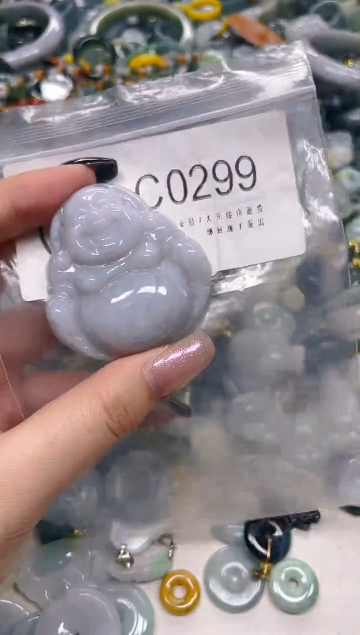 翡翠未镶嵌颈饰/C/翡翠A货一图一物