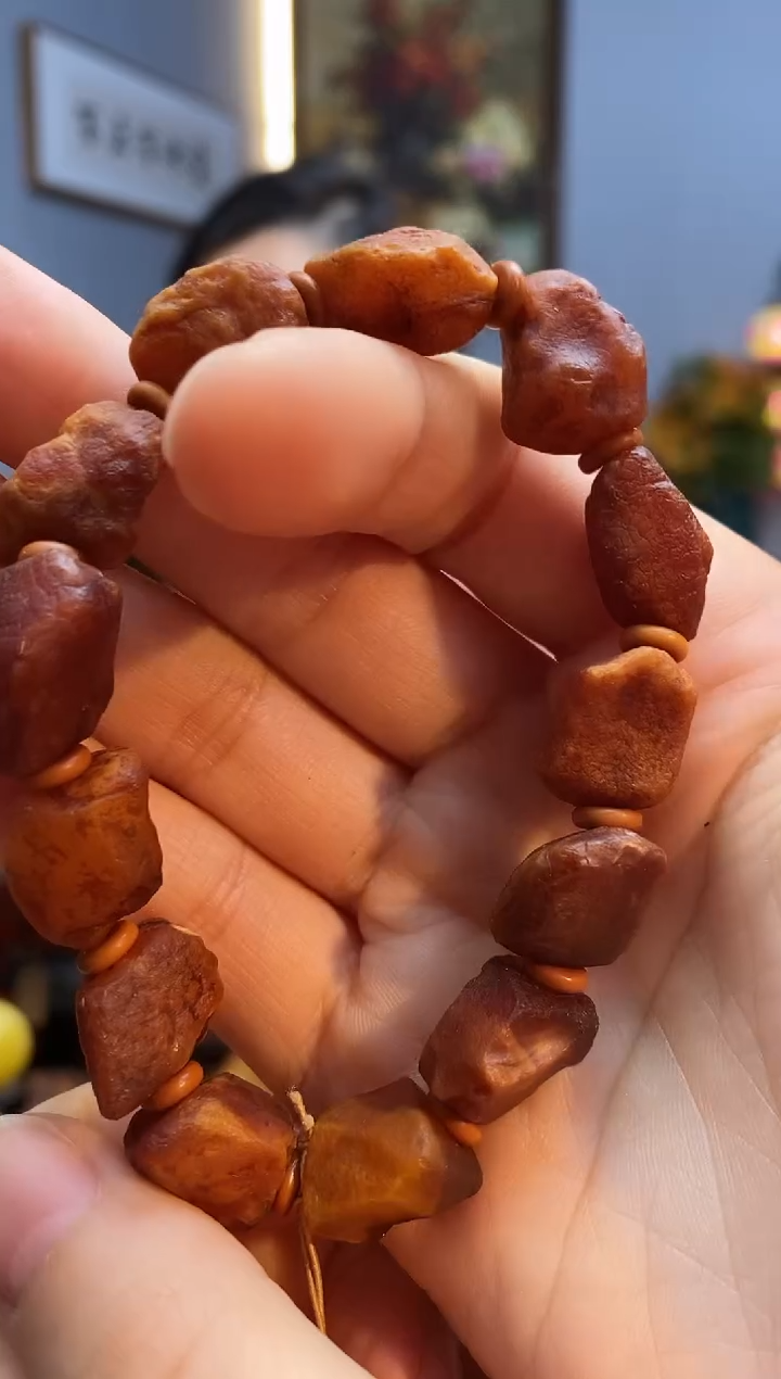 手链琥珀未镶嵌手串