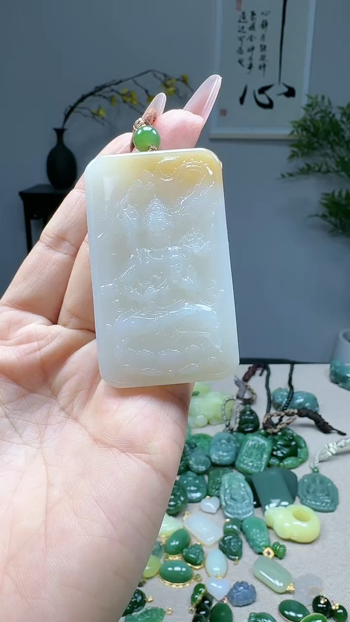 未镶嵌和田玉挂件1