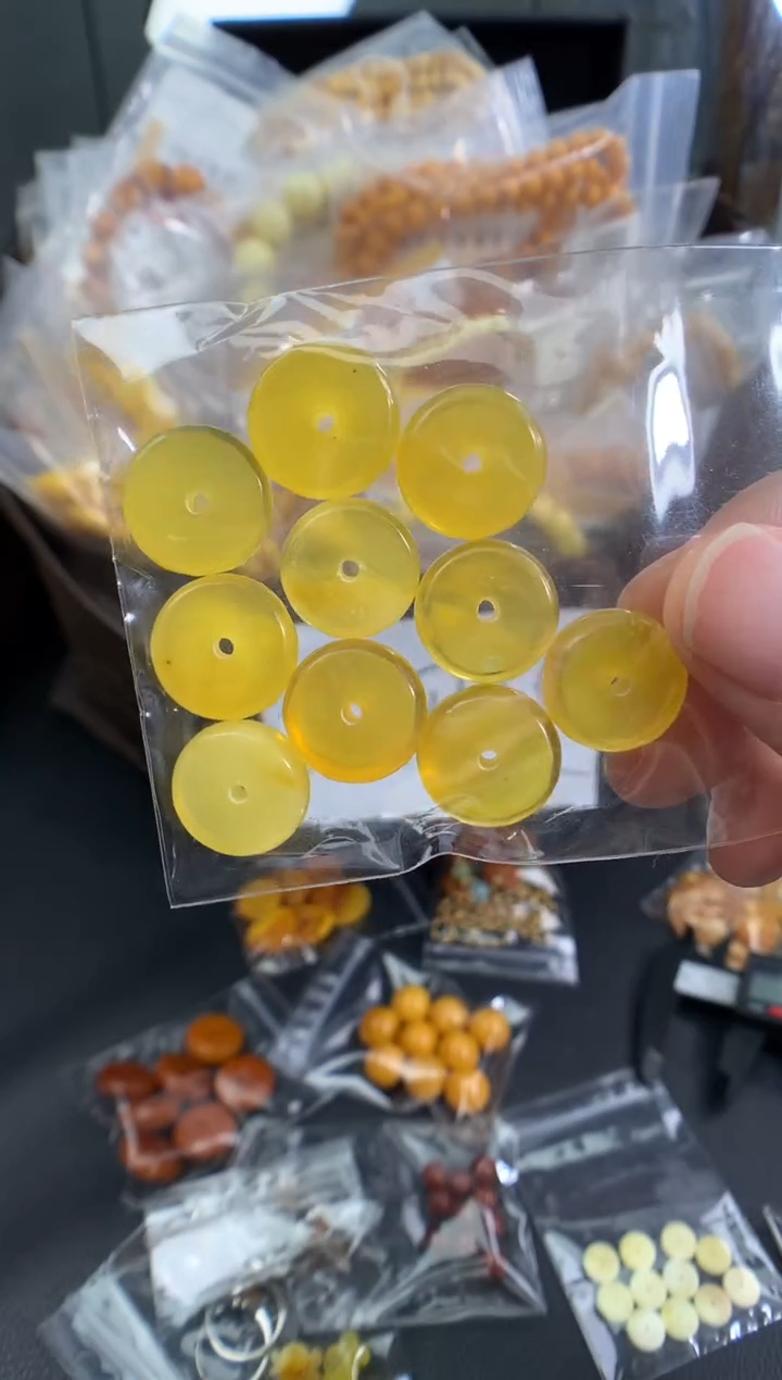 琥珀未镶嵌珠宝奇石多样性发一件